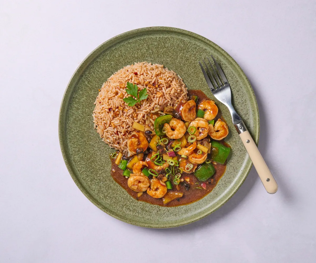 Black Bean King Prawn