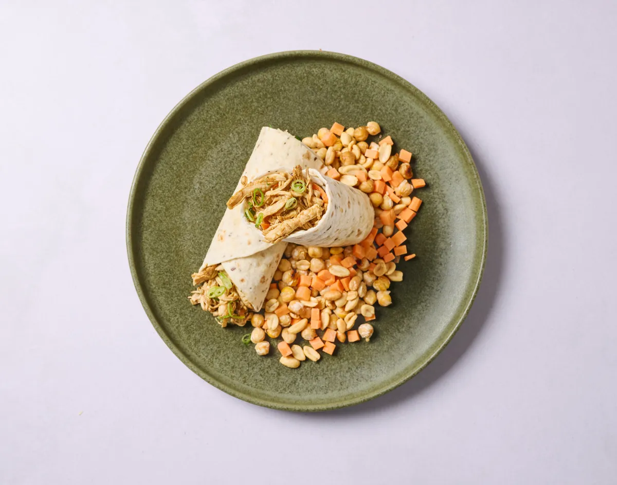 Peanut Chicken Crunch Wrap
