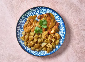 Oven Baked Tandoori Chicken Thighs